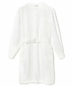 Lacoste Robe Chemise - Blanc