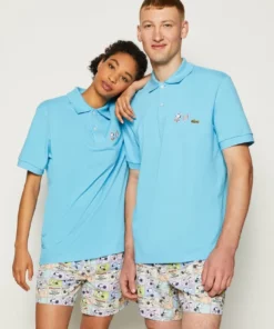 LACOSTE X PEANUTS - Polo - Bleu