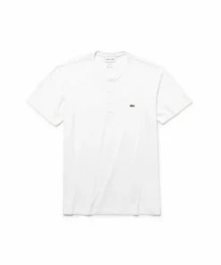 Lacoste T-shirt Basique - Blanc -Lacoste Soldes Magasin cec4be0f0f2447e2b2062f3285101918