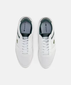 Lacoste Baskets Basses - Wht/dk Grn -Lacoste Soldes Magasin d0608a60a9aa4faa82598e440387a522