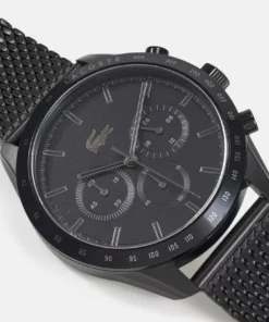 Lacoste BOSTON - Montre à Aiguilles - All Black -Lacoste Soldes Magasin d19e71e4960649489473ef91b3cbd515