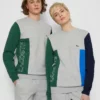 Lacoste UNISEX - Sweatshirt - Silver Chine/green/navy Blue/blue Royal