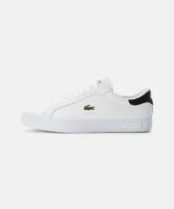 Lacoste POWERCOURT - Baskets Basses - White/black