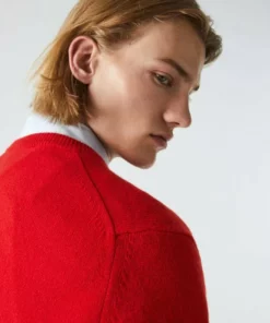 Lacoste Pullover - Rot -Lacoste Soldes Magasin d63ac8041928411c92f37a2f427b7d48