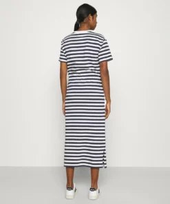 Lacoste Robe En Jersey - Navy Blue/flour -Lacoste Soldes Magasin d656de05a78c4aac88c44c7b1ef52ad8