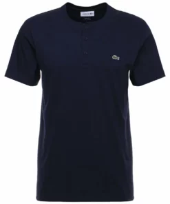 Lacoste T-shirt Basique - Marine -Lacoste Soldes Magasin d71621bb30bb49f29d85f9a6b4178493
