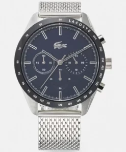 Lacoste BOSTON - Montre à Aiguilles - Silver-coloured/blue