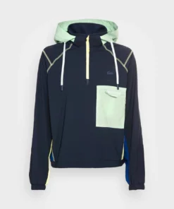 Lacoste Veste Coupe-vent - Navy Blue/cosmic Limeira/wormwood -Lacoste Soldes Magasin d7beeac2ec334841a842bba19d55d850