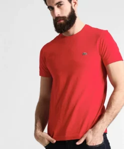 Lacoste T-shirt Basique - Rouge