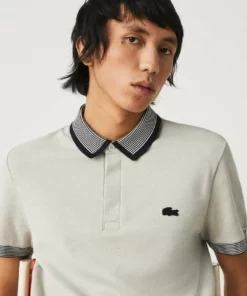 Lacoste Polo - Blanc Beige Bleu Clair -Lacoste Soldes Magasin d8e7dcaba1c5438a93c1d30d2cee00dd