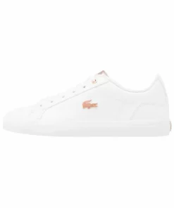 Lacoste LEROND - Baskets Basses - White/light Pink -Lacoste Soldes Magasin d971b11d9555491ba3b8685cb9940bc9