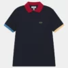 Lacoste Polo - Navy Blue/ethereal/napolitan Yellow/infrared