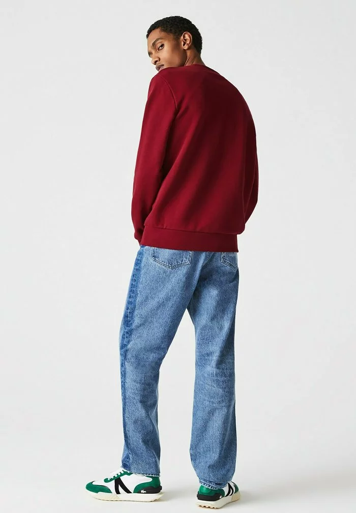 Lacoste Sweatshirt - Bordeaux 2 Lacoste Sweatshirt - Bordeaux – Image 2
