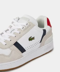 Lacoste T-CLIP 0120 2 SFA - Baskets Basses - Wht/nvy/red 9 Lacoste T-CLIP 0120 2 SFA - Baskets Basses - Wht/nvy/red -Lacoste Soldes Magasin db1edca28f9e49cba2b756dbed9d5409