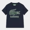 Lacoste TEE LOGO UNISEX - T-shirt Imprimé - Navy Blue