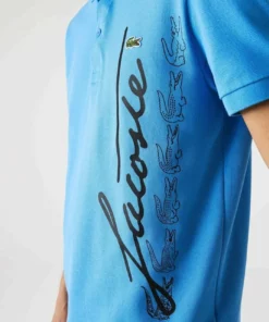 Lacoste KORTE MOUW - Polo - Bleu -Lacoste Soldes Magasin dc416ee6658440f8aaf0befdf1620ca3