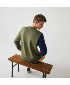 Lacoste Sweatshirt - Khaki Grün / Gelb / Blau 9 Lacoste Sweatshirt - Khaki Grün / Gelb / Blau -Lacoste Soldes Magasin dd674ef71bbe4fa2bf8fb2f11605a4fc