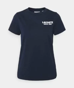 Lacoste T-shirt Basique - Marine/farine