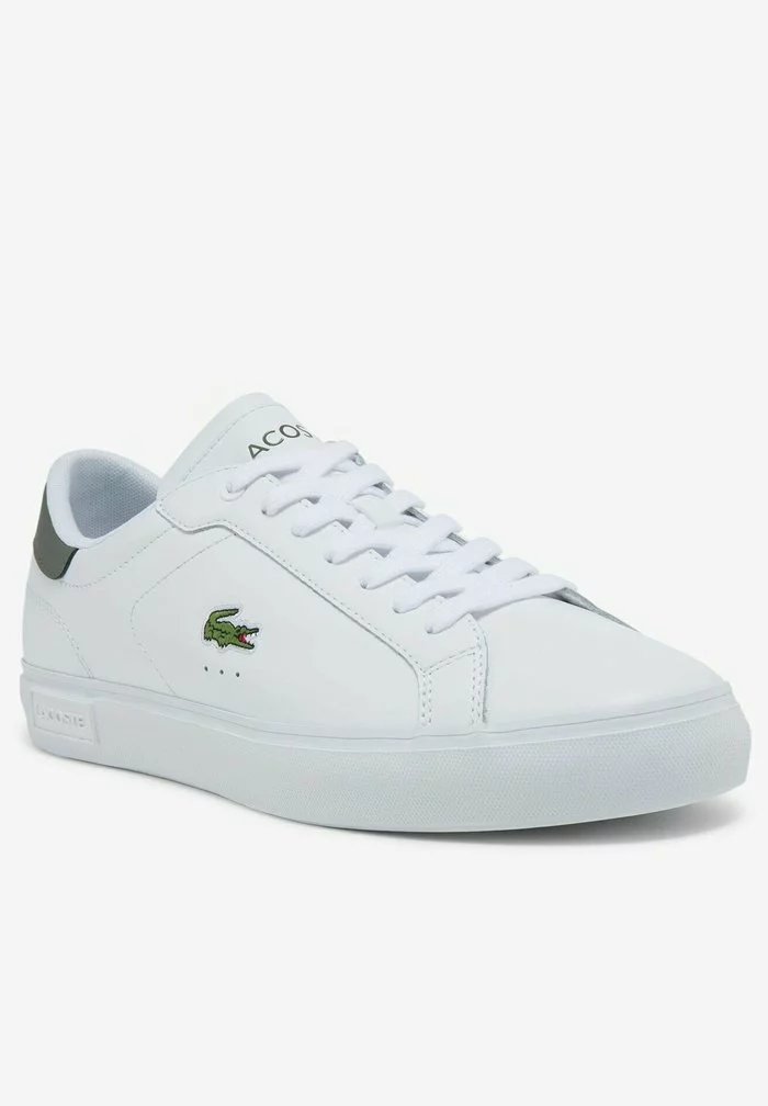 Lacoste POWERCOURT - Baskets Basses - Wht/khk 4 Lacoste POWERCOURT - Baskets Basses - Wht/khk – Image 4