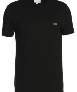 Lacoste T-shirt Basique - Black -Lacoste Soldes Magasin dfa8d3ef874641bd9f03f0bedcfcbb65
