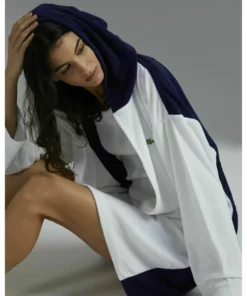 Lacoste LBREAK - Peignoir - Navy/white