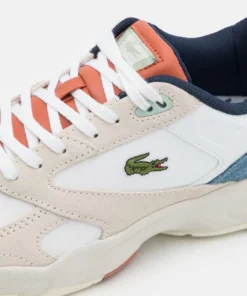 Lacoste STORM - Baskets Basses - Offwhite/blue 11 Lacoste STORM - Baskets Basses - Offwhite/blue -Lacoste Soldes Magasin e2feac1f5e4040e3bbc583571d37804f