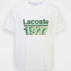 Lacoste PLUS - T-shirt Imprimé - Blanc