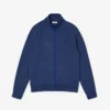 Lacoste Sweat à Capuche Zippé - Bleu Chine