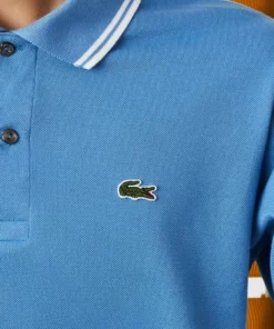 Lacoste Polo - Bleu/blanc 7 Lacoste Polo - Bleu/blanc -Lacoste Soldes Magasin e4d9216e4f90447b830fb5cd190a7497