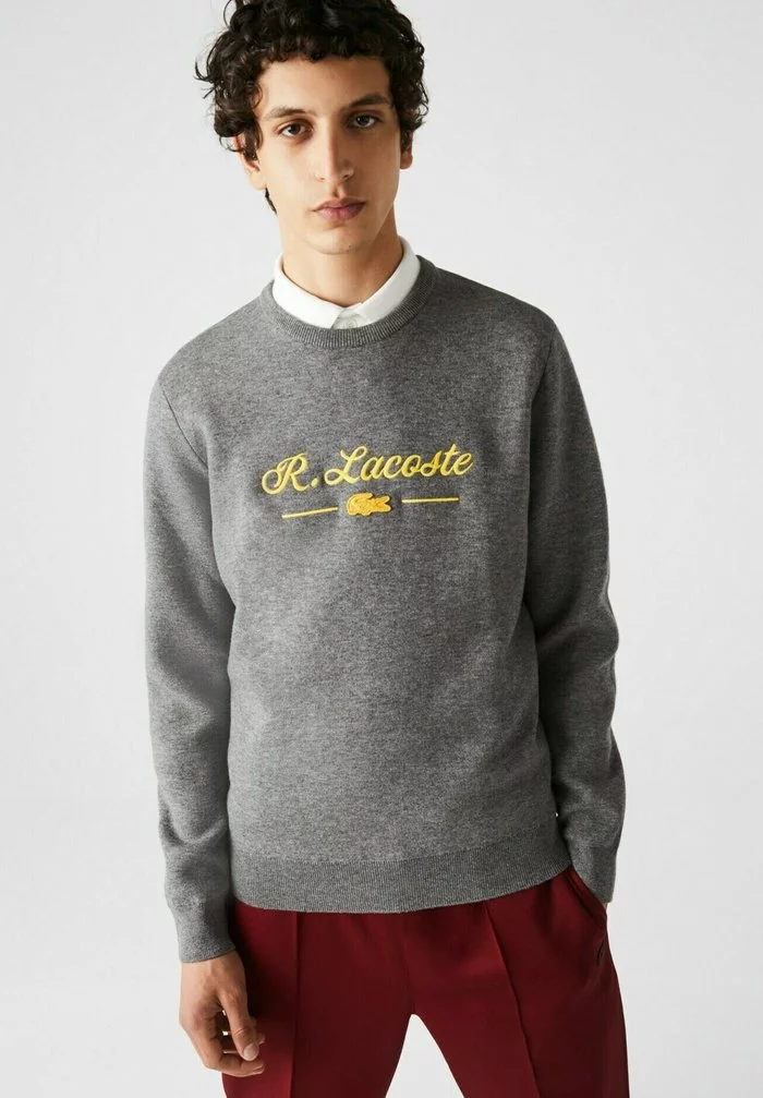 Lacoste PULLY - Pullover - Gris Chine 1 Lacoste PULLY - Pullover - Gris Chine