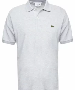 Lacoste Polo - Mottled Light Grey -Lacoste Soldes Magasin e68da45f4c144fd09e3d618e478ac438