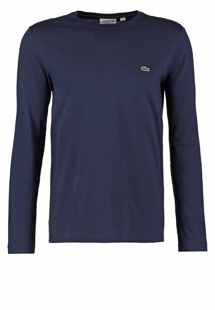 Lacoste T-shirt à Manches Longues - Navy Blue 6 Lacoste T-shirt à Manches Longues - Navy Blue – Image 6
