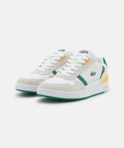 Lacoste Baskets Basses - White/green -Lacoste Soldes Magasin e75ab19f7d954c588f65baf604c33a54