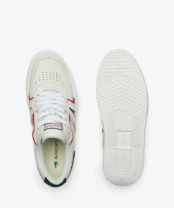 Lacoste Baskets Basses - Wht/nvy/red -Lacoste Soldes Magasin e75d7836c7e742b5bf1979d40184f700