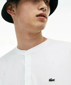 Lacoste T-shirt Basique - Blanc -Lacoste Soldes Magasin e7650cbe6860458fa438abc1871e7e5a