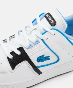 Lacoste EXCLUSIVE COURT CAGE - Baskets Basses - White/light Blue -Lacoste Soldes Magasin e82bf01a48314034a733edb783e127a3