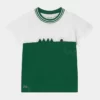 Lacoste T-shirt Imprimé - White/forest Green