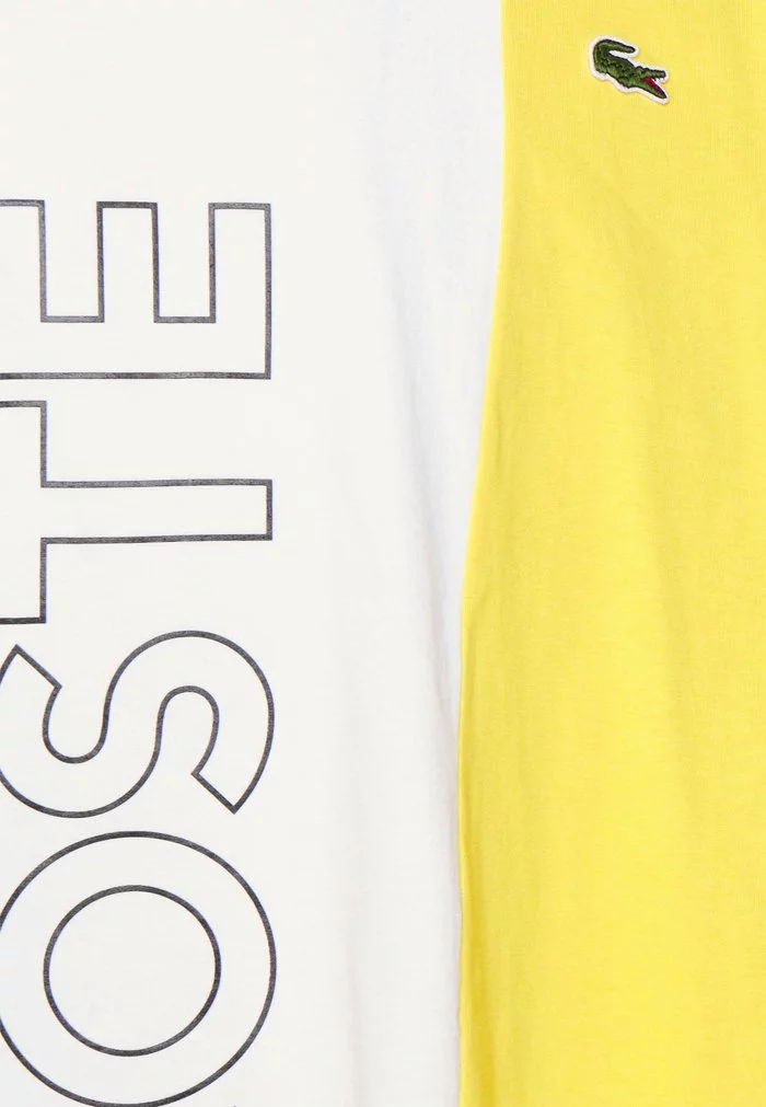 Lacoste PLUS UNISEX - T-shirt Imprimé - White/green Broom 3 Lacoste PLUS UNISEX - T-shirt Imprimé - White/green Broom – Image 3