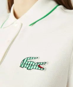 Lacoste Polo - Blanc / Vert -Lacoste Soldes Magasin e88d75b7281c43c7bf0131dc0f5ac379