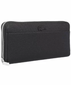 Lacoste CHANTACO CLASSICS - Portefeuille - Noir -Lacoste Soldes Magasin e8c79757a0fc47e78bd2bcb34b90aaa3