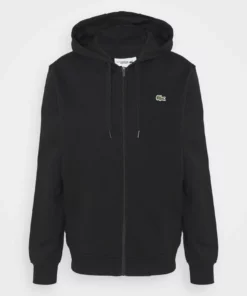 Lacoste PLUS - Sweat à Capuche Zippé - Black -Lacoste Soldes Magasin e8f165072a0445fc98cb3a3852943c86
