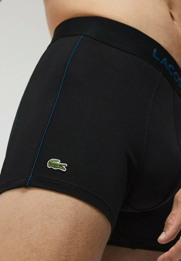 Lacoste CALECON HOMME - Shorty - Noir / Bleu 4 Lacoste CALECON HOMME - Shorty - Noir / Bleu – Image 4