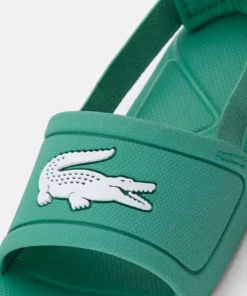 Lacoste SLIDE - Mules - Green White -Lacoste Soldes Magasin eae2dc211813426fa548ed0dfb3c3a9b