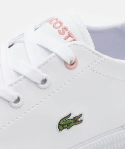 Lacoste GRIPSHOT - Baskets Basses - White/light Pink -Lacoste Soldes Magasin eafd8ca2a3a340c4bd95cd754aae0284