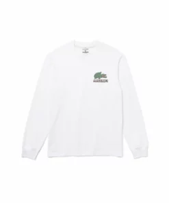 Lacoste MINECRAFT - T-shirt à Manches Longues - Blanc -Lacoste Soldes Magasin eb0f8583662b414187bac9ece3d547a5