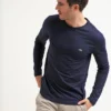 Lacoste T-shirt à Manches Longues - Navy Blue