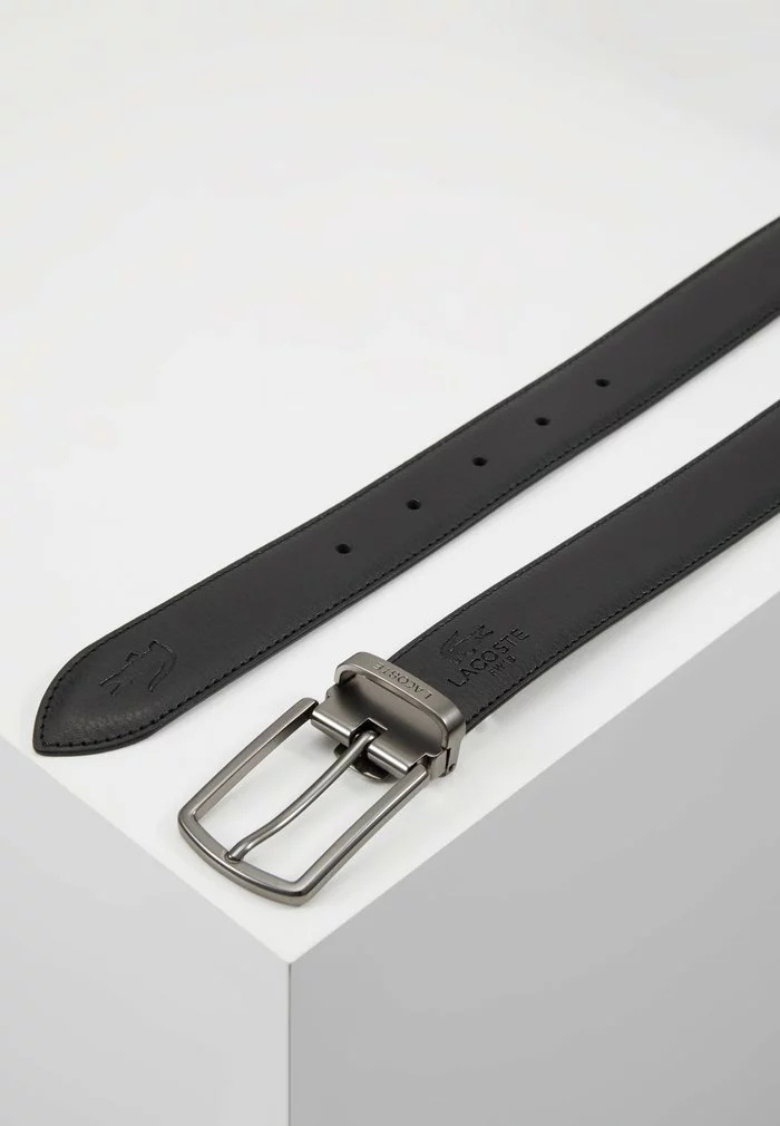 Lacoste REVERSIBLE CURVED BOX SET - Ceinture - Black/dark Brown 5 Lacoste REVERSIBLE CURVED BOX SET - Ceinture - Black/dark Brown – Image 5