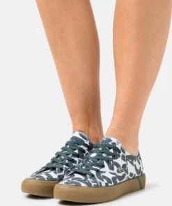 Lacoste GRIPSHOT - Baskets Basses - White/dark Green