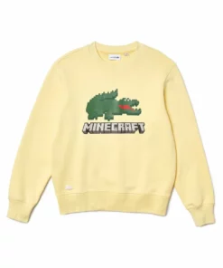 Lacoste MINECRAFT - Sweatshirt - Jaune -Lacoste Soldes Magasin ee58517c141644ebb3b12fd6d23fa1df