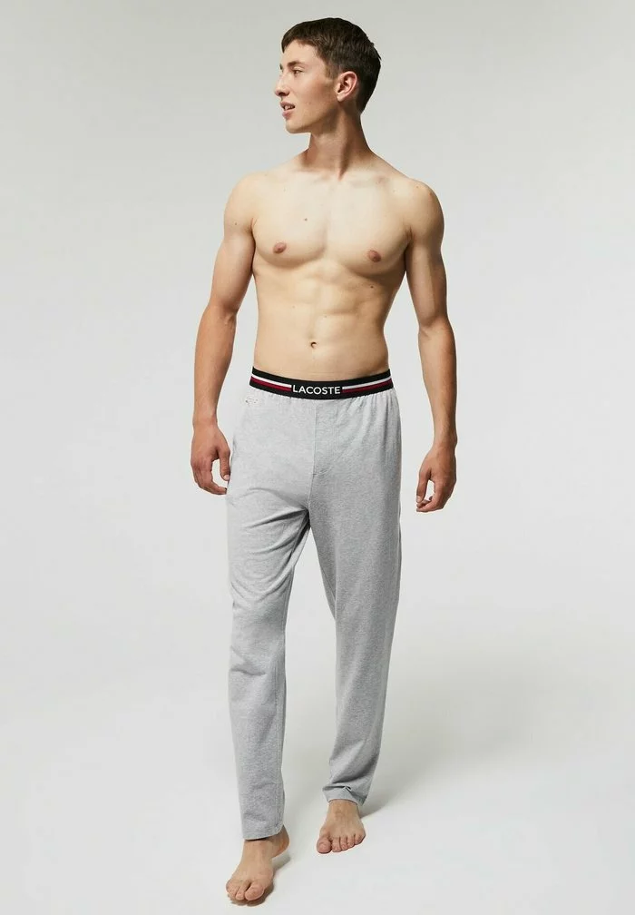Lacoste Bas De Pyjama - Gris Chine 1 Lacoste Bas De Pyjama - Gris Chine